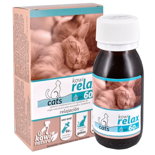 Kowi Cats Relax Relajante Natural para Gatos, 60ml