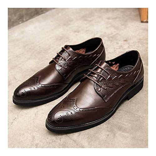 Zapatos Oxford de hombre elegantes con puntera wingtip para ir a la oficina con total comodidad