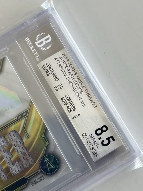 Amazon.co.jp: BGS鑑定済 Topps Triple Threads 2019 大谷翔平