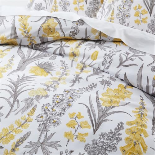 Parure de lit imprimé floral 100% polyester microfibre réversible 260x220 - 4
