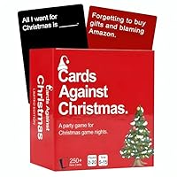 Cards Against Christmas - A Hilarious Holiday Party Card Game for Christmas, New Year, and Winter Festivities, Hilarious Holiday Party Card Game for Adults