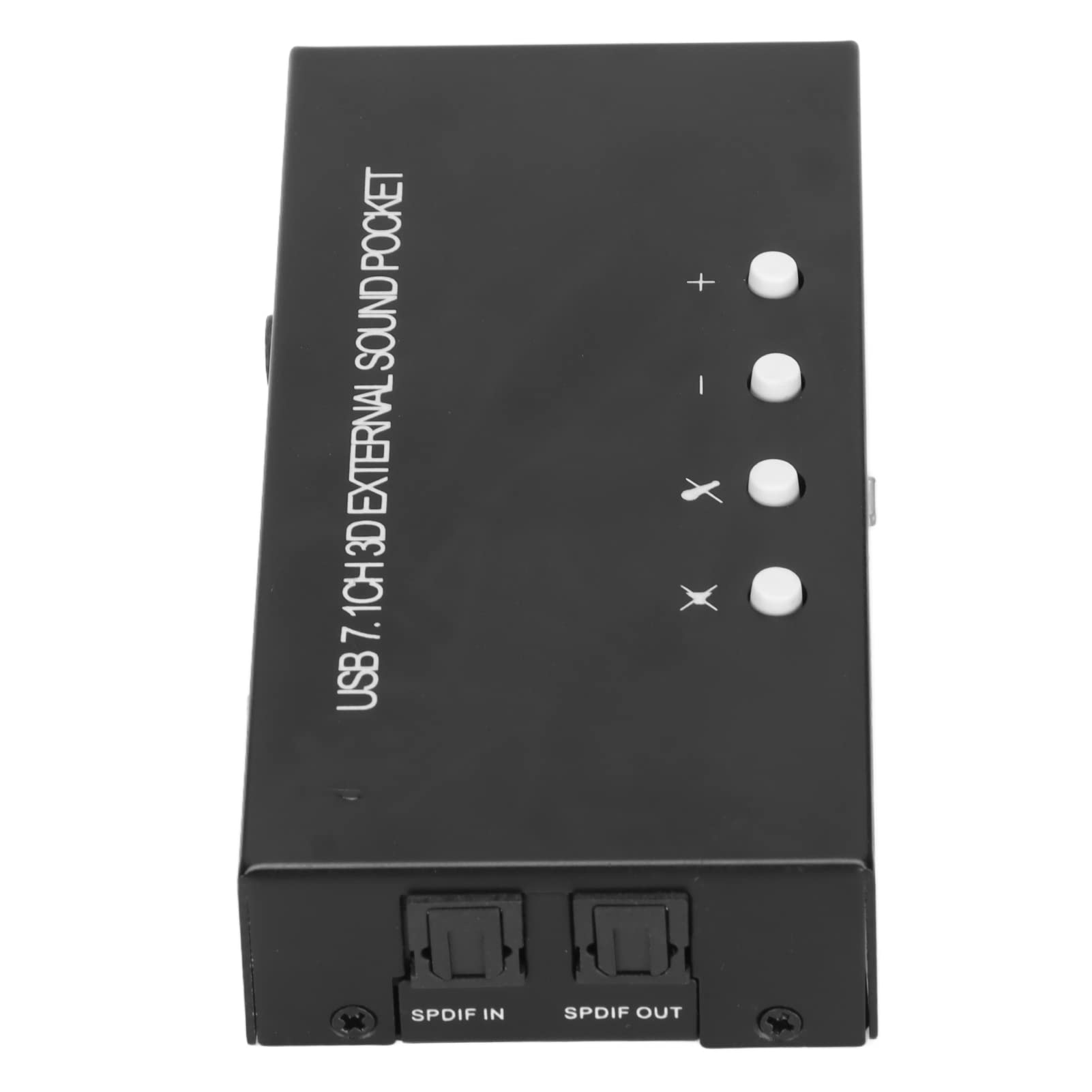 Bewinner Tarjeta de Sonido Externa USB de 7.1 Canales para PC, Adaptador de Sonido Envolvente con Entrada de Micrófono Dual, Control de Volumen, S/PDIF óptico y Reproducción de 48 KHz