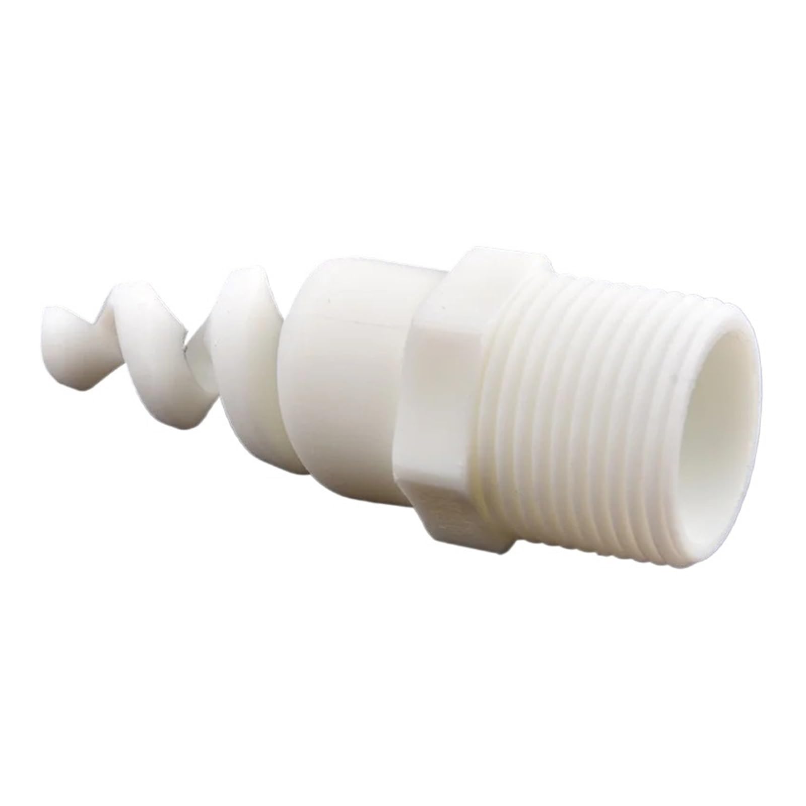 Evwgnpqrv Men's 1I2 Inch (5 Pieces) Full Cone Spiral Nozzles, Spiral Nozzle Multiple Sizes Plastic Thread Cooling Cone Atomizing Garden Lawn Sprinkler(1I2 Inch (5 Pieces))