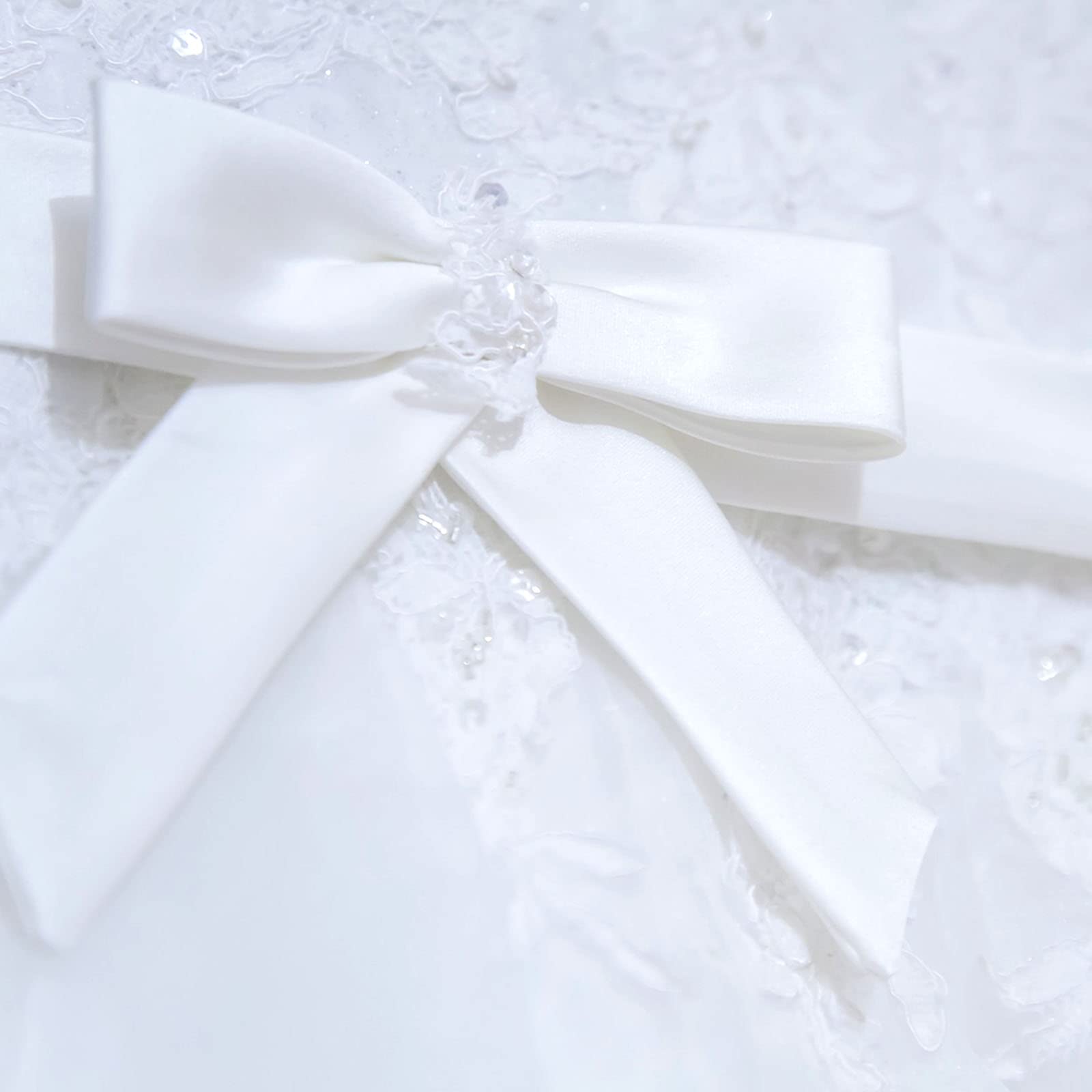 Morex Ribbon DF 03550/10-401 Ruban de satin suisse 5 cm x 9 m Blanc