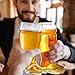 Burns Glass Das Boot Beer Glass for Oktoberfest, 1.35 Liter Large Beer Mug, Funny Restaurants German Stein Beer Glasse Great Bachelor Party Gift, Set of 1