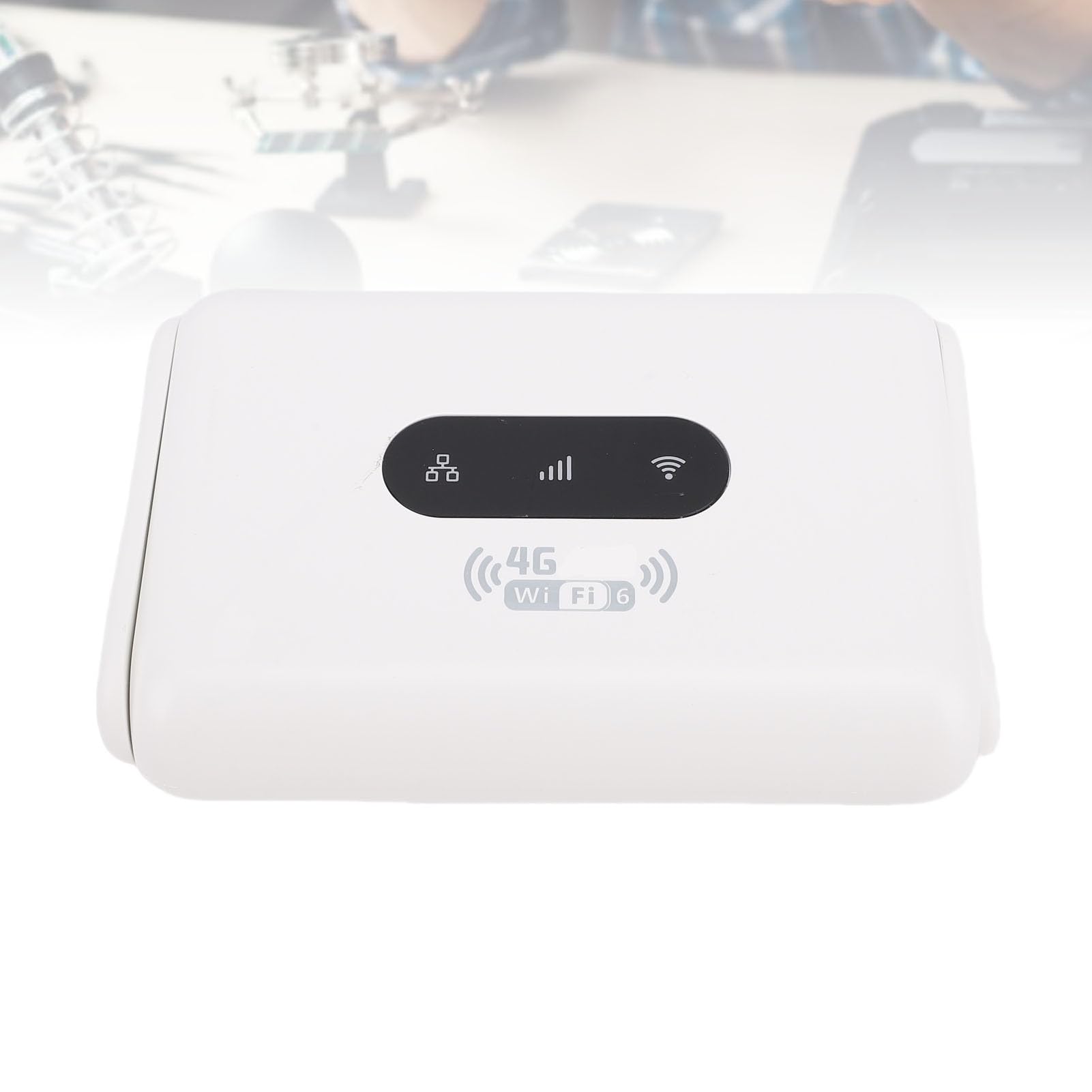Tosuny Router WiFi 4G LTE Sbloccato con Slot SIM, 300Mbps, per Uso | 4G CPE Wireless Modem Router, Dual Antenna, for Home and Travel