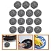 INOOMP 15pcs Steel Wire Pot Cleaning Scrubbers Set Heavy Duty Metal Scrub Brushes for Dishwashing Pan and Grill Cleaning Household Kitchen Use