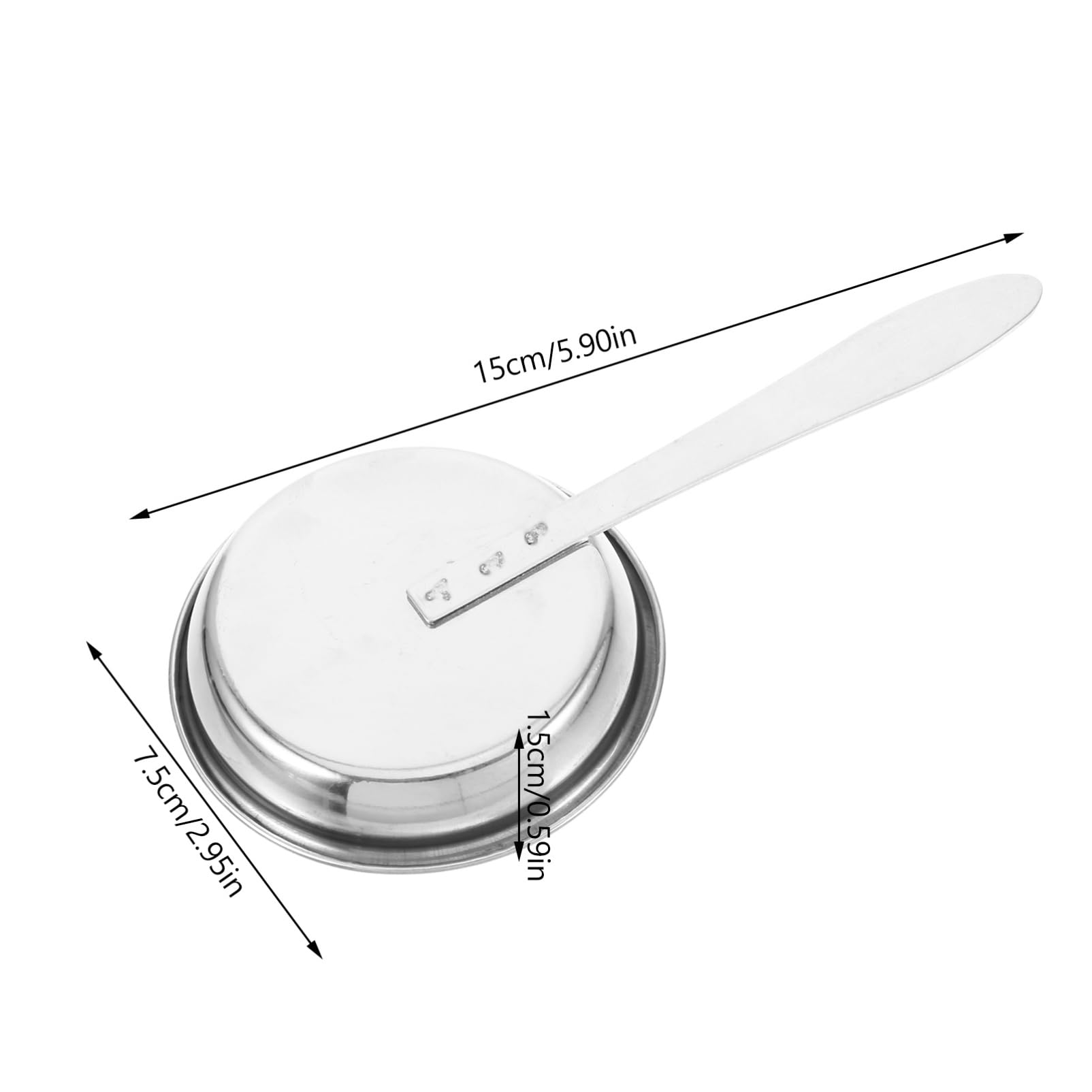 Cabilock Stainless Candle Extinguisher Portable Put Out Tool Vintage Design for Big and Small Candles