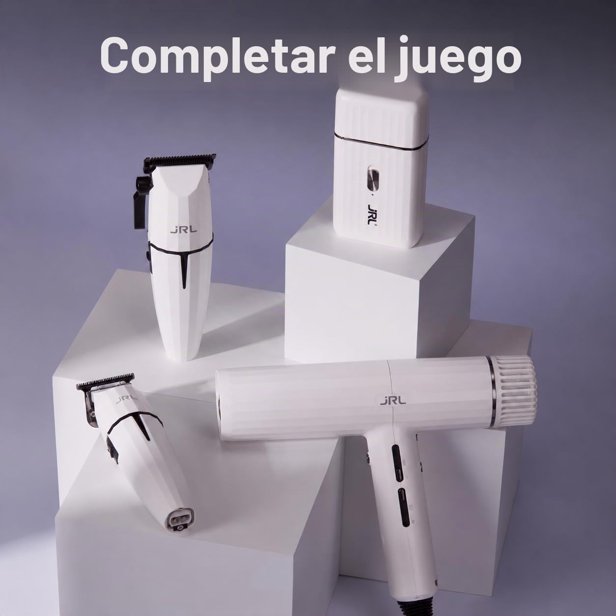 JRL GHOST - Cortapelos profesional inalámbrico, con tecnología Cool Blade para aseo masculino, recargable, silenciosa, hasta 7500 RPM, 5 horas de tiempo de funcionamiento, equipada con hoja de