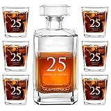CADEAU POUR LES FEMMES ET LES HOMMES : Le coffret à whisky est un cadeau parfait pour diverses occasions, par exemple pour un mariage, anniversaire de 18, 30, 40 ou 50 ans, pour un 25, 30 ou 50 ans de mariage, pour Saint-Valentin ou pour Noël. C'est une excellente idée de cadeau pour un manager, un mari, un fiancé, un petit ami, un père, un frère, un grand-père, un oncle, une femme, une fiancée, une épouse, une petite amie, une mère, une sœur, une grand-mère ou une tante, mais aussi pour des par