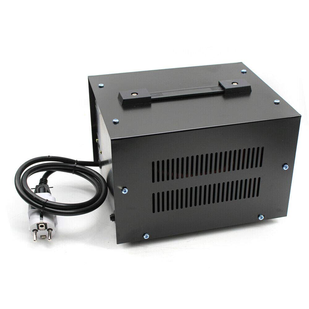 Transformador de tensión (220 V/240 V a 110 V, enchufe europeo, 1000 W, convertidor de 1000 W)