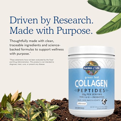 Garden of Life Grass Fed Collagen Peptides 18g Unflavored — view 6