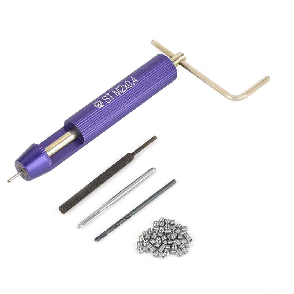 Kit de Réparation M2 Insert Hélicoïdal en Acier Inoxydable - 50pcs Filetage à Vis Hélicoïdale