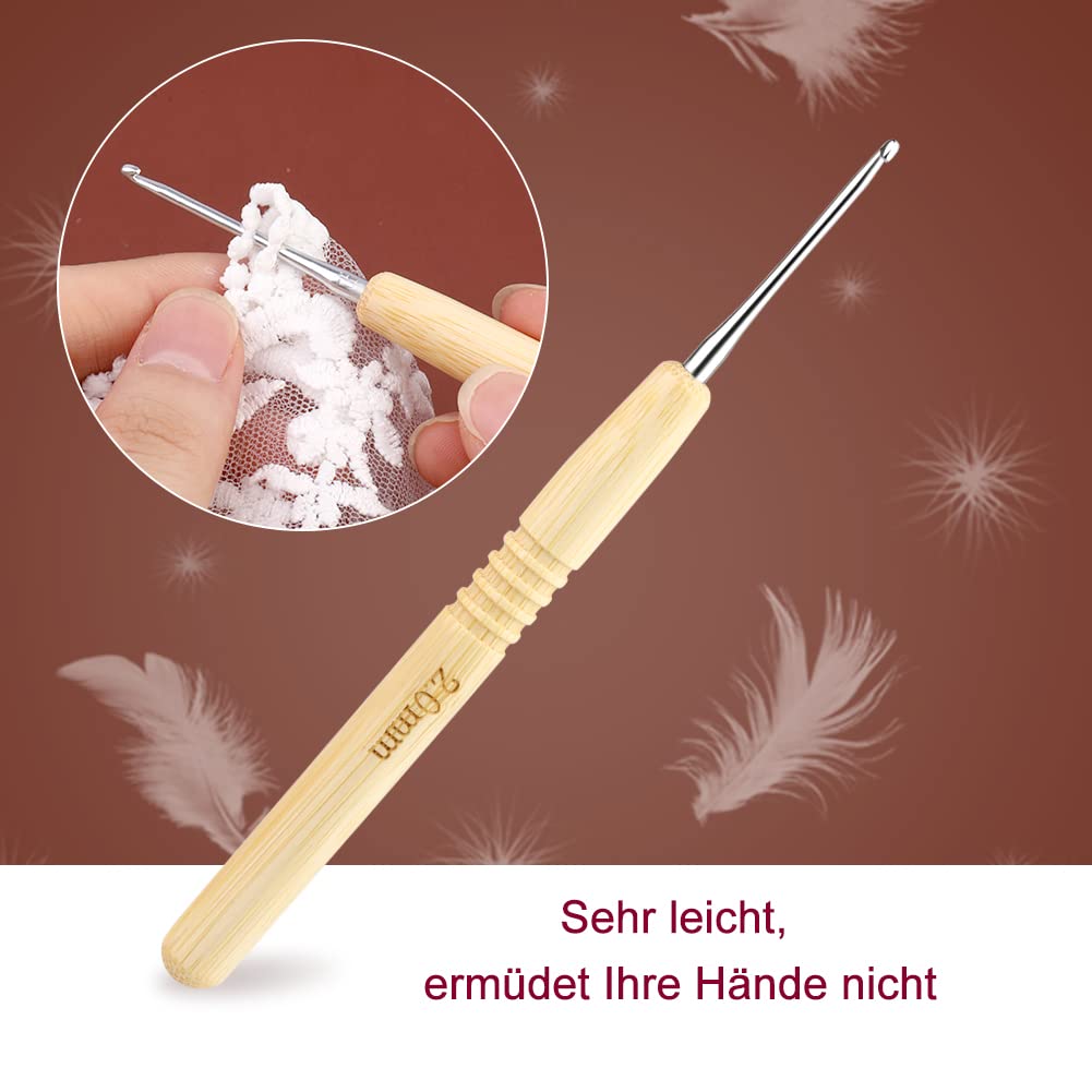 Lot De 9 Crochets À Crochet, Poignée Ergonomique Pour Mains