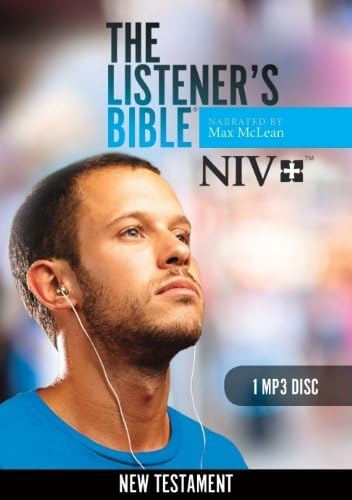 NIV Listener's Bible : New Testament - 1 MP3 Disc: Narrated by Max McLean (The Listener's Bible) MP3 CD – MP3 Audio, November 5, 2012