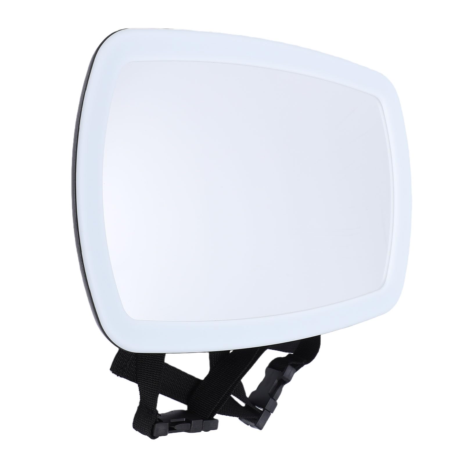 Specchietto Retrovisore per Auto con Luce LED Regolabile, per Seggiolino | Grandangolo, Acrilico infrangibile, orientabile a 360°, Luce notturna, Telecomando