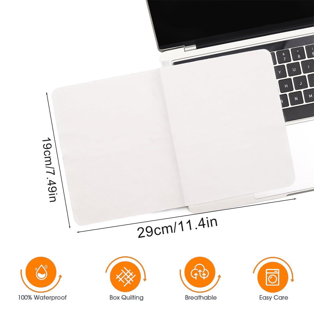 Funda de Tela para Teclado, Compatible con MacBook Pro de 13 Inch Pulgadas, Protectora de Microfibra para Pantalla, protector teclado con apple book air 13 (Compatible con Laptop 13", 14")