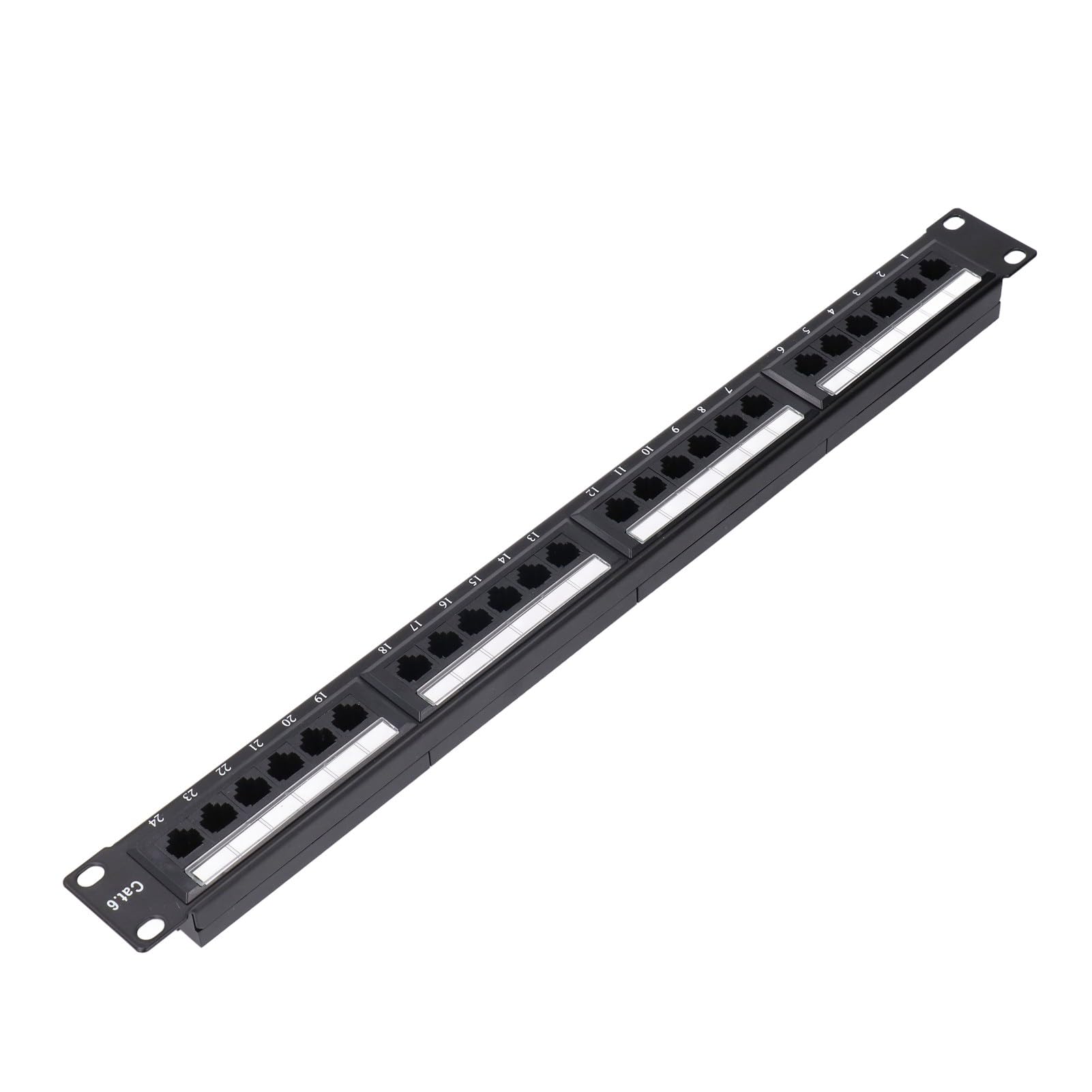 Duokon Panneau de Brassage Cat6 24 Ports pour Commutateur Ethernet Gigabit,