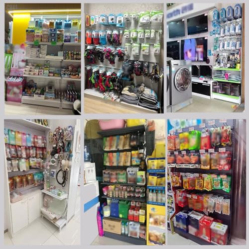Estante de exhibición de barra de dulces grande de 4 capas con portaetiquetas