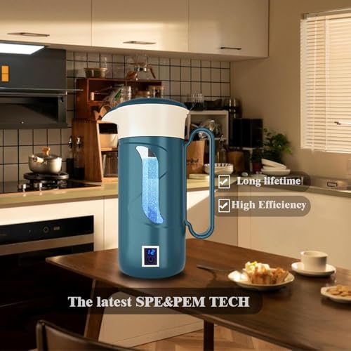 GOSOIT Hydrogen Water Bottle Hydrogen Alkaline Water Generator Ionizer Hydrogen Water Maker Machine with SPE and PEM Technology - Image 5