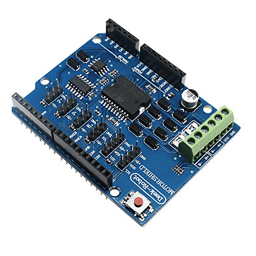 Heemol Module pilote de moteur CC L298P Shield R3 2 A en H 2 voies 2560