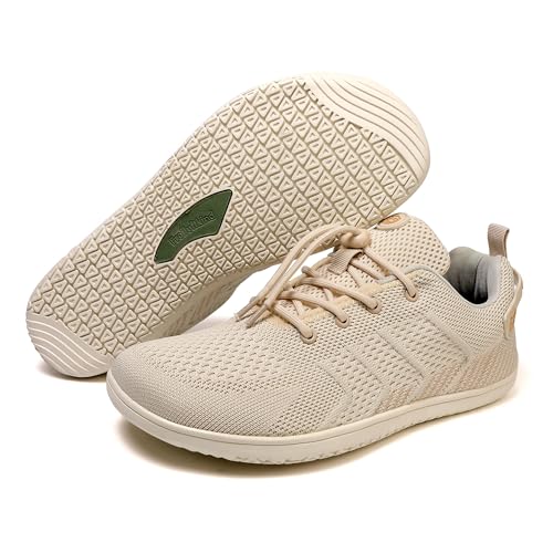 Freiluftkind Das Original Camino – Sportliche Sneaker Barfußschuhe (Beage/Gr...