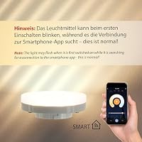 ledscom.de 3x GX53 LED RGB Leuchtmittel, warmweiß - kaltweiß (2900-6100 K), 6,6 W, 670lm, 107°, Smart Home, WLAN, Alexa, matt – Ansicht 4