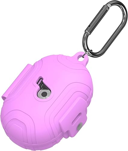 Miniatura 8 de Hebilla de bloqueo Funda compatible con Anker Soundcore Space A40, funda de silicona suave para Soundcore Space A40, a prueba de golpes,