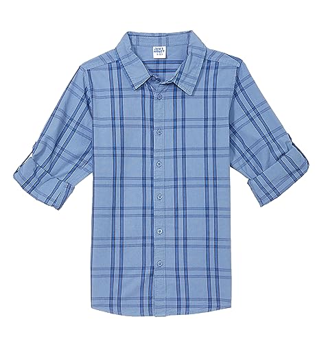 Image of Amazon Brand - Jam & Honey Boys Boys 100% Cotton Printed Full Sleeves Shirt | Age 2-12 Years