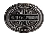 Harley-Davidson Men's Belt Buckle Genuine Motor Oil Bar & Shield HDMBU10662