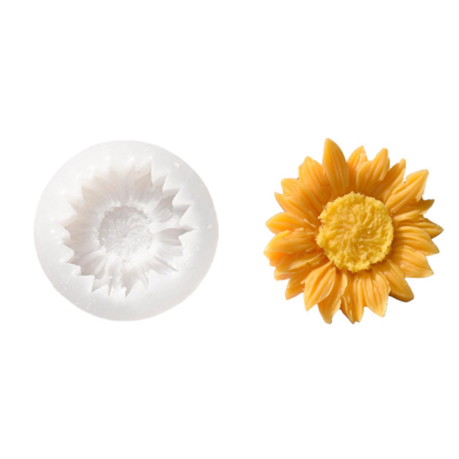 Xjdzineq Silicone Molds for Making Soap Epoxy Resin Multipurpose Silicones for Gypsum Decoration Flower Mold for