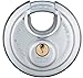 ABUS 28/70 B KD Buffo Diskus Stainless Steel Padlock Keyed Different