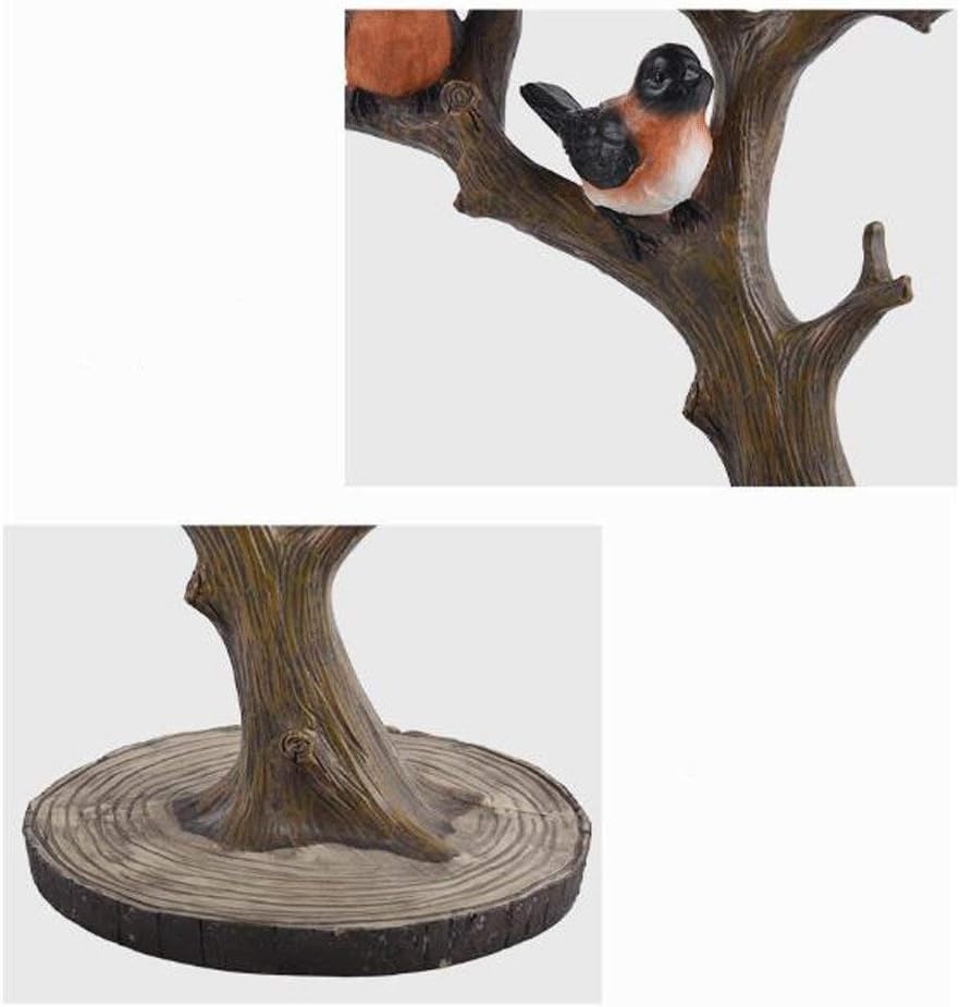 Birds Resin Sculpture Decoration Creative Home Entrance Key Holder Bedroom Jewelry e Display Stand Crafts Ornaments
