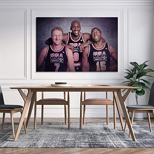 LKJHLK Larry Bird, Giordania e Magia Johnson