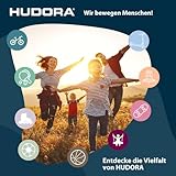 HUDORA Fußballtor Pro Tect Advanced – Outdoor Fußballtor mit Netz und wetterfester Ummantelung für Kinder/Erwachsene – Einfacher Aufbau im Garten – Hochwertige Torwand mit Reiß- und Klettverschlüssen - 7