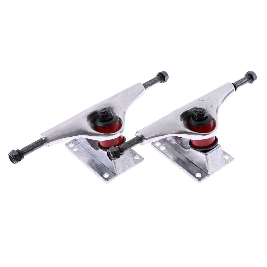 Milageto 2 piezas de 5 pulgadas Pro Skateboard Trucks – Camión de repuesto para monopatín