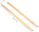 GNIEMCKIN Drum Sticks, 36 Pairs 5A Drumsticks,16 Inch, Classic Wood Tip Drumstick Bulk, Pitch Matched Drumsticks Maple Wood Drum Sticks