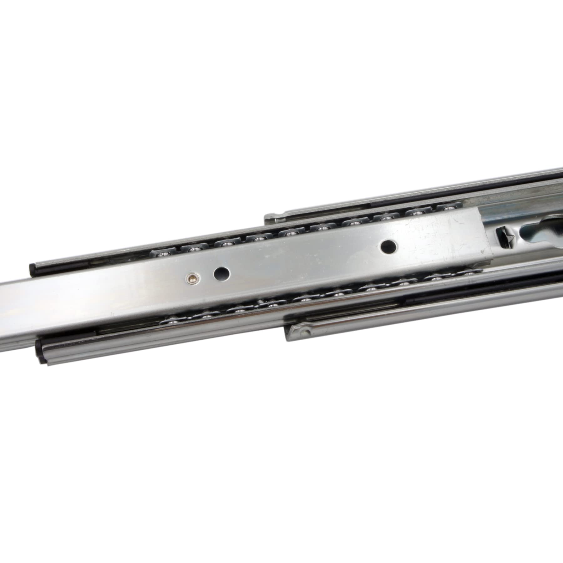 BRESKO 1 Paar (2 Stück) Schwerlastauszug 30 – 100 cm 100 kg Traglast Schwerlastschiene Schubladenschiene Vollauszug Schwerlast Kugelführung (1000 mm)