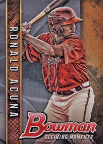 2017 Bowman Draft Defining Moments #BDM-RA Ronald Acuna Braves MLB Baseball Card NM-MT