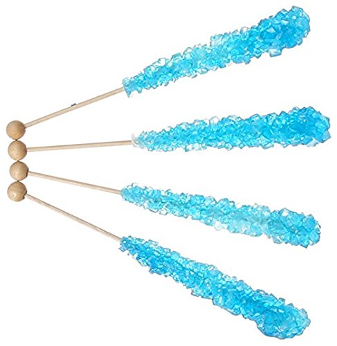 Rock Candy Sticks (Blue, 12 Count)