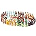 40pcs Miniature Mini Fake Beer Bottles Toys, Mixed Wine Drinks Decoration Beer Glass Model, Beer Can Beer Bottle Models for Fairy Garden Pub Bar Dolls House Tableware Decoration