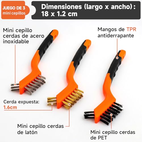 Mini cepillos de alambre 2 Imagen adicional