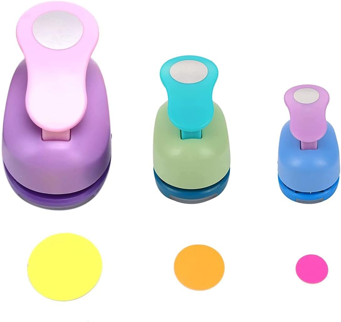 3Pcs Craft Circle Punch DIY Handmade Paper Puncher （3 sizes） Amazon