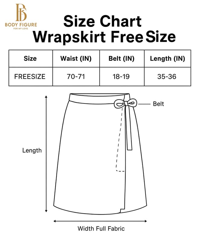 Image of GirlCode Women's Boho Floral Print Wrap Front Self Tie Knot Midi Skirt Women & Girls