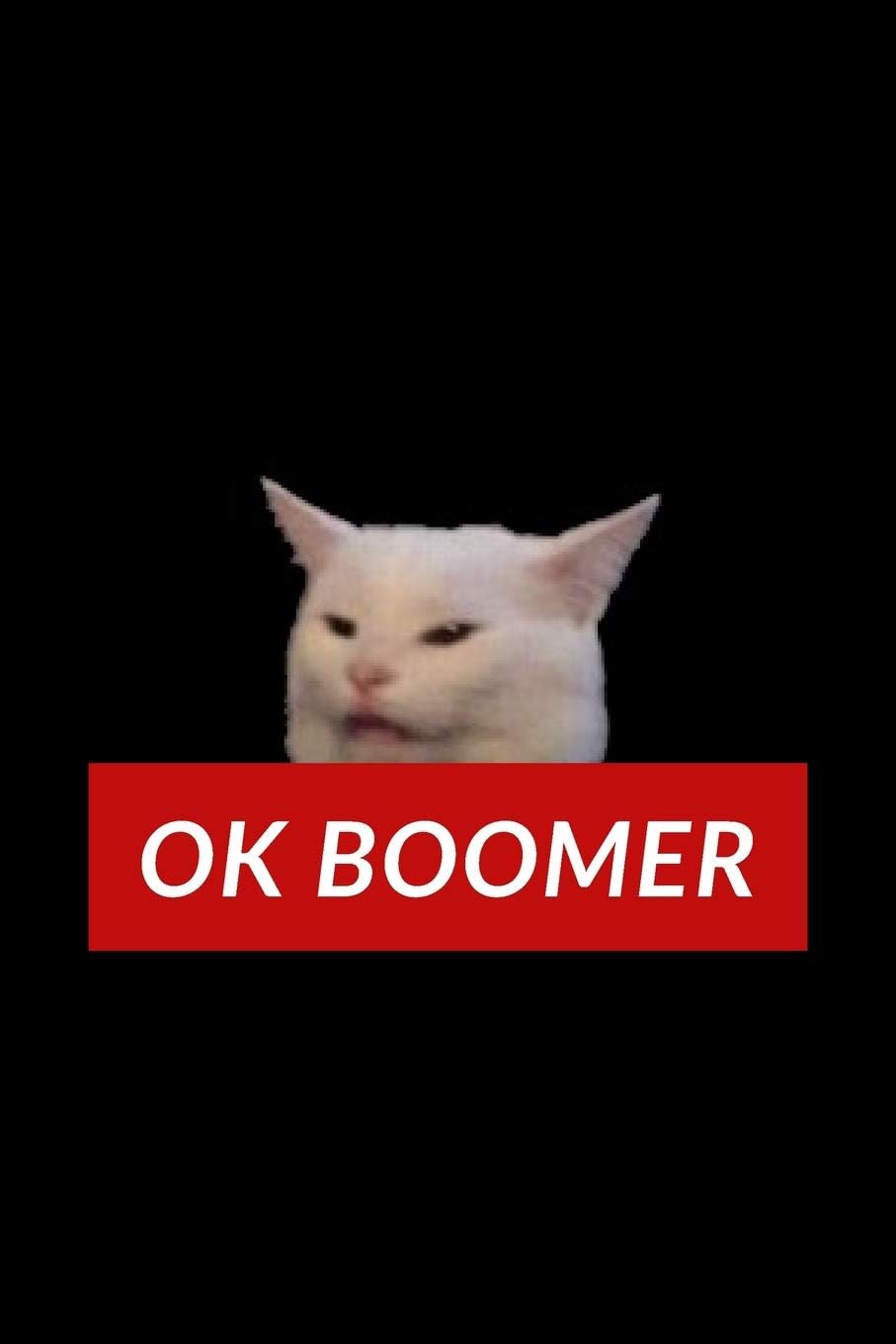 OK Boomer Smudge the Cat Notebook | Lined Notebook 6 x 9 inches (15.24 x 22.86 cm) | 120 pages