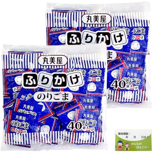 丸美屋 ふりかけ 特ふり のりごま 胡麻 80食入り 2.5g 業務用 まとめ買い 弁当 小分け 個包装 /みんなのパントリー