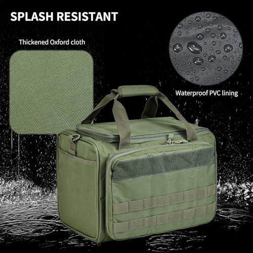 Sac de pêche en tissu Oxford étanche pour leurres et matériel en eau douce