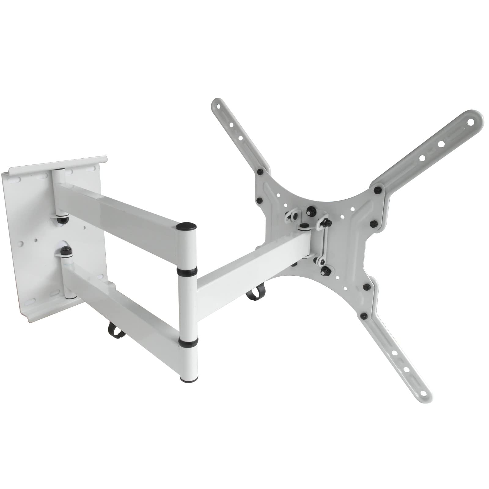 Supporto universale per TV a parete - Inclinazione orientabile - 16-65 pollici - Estendibile fino a 65 cm - Supporto per LCD LED - VESA 100 200 300 400 bianco Modello: L22LW