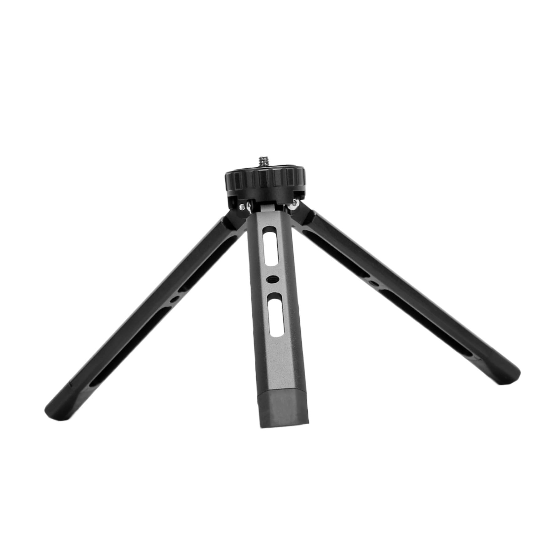 Treppiede Da Tavolo in Lega Di Alluminio Pieghevole Regolabile Con Vite Di Montaggio Per Fotocamere Dslr Mirrorless e Telefoni