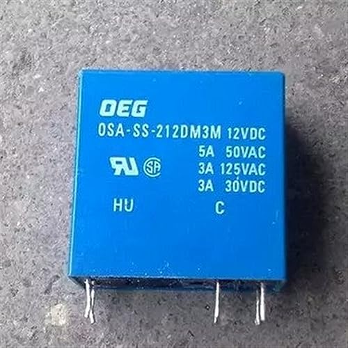 Relais PCB 12V 24V OSA-SS-212DM3M 6 broches 5A 2NO de remplacement